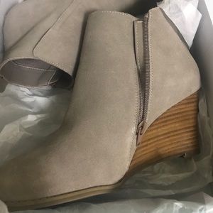 Suede Wedge